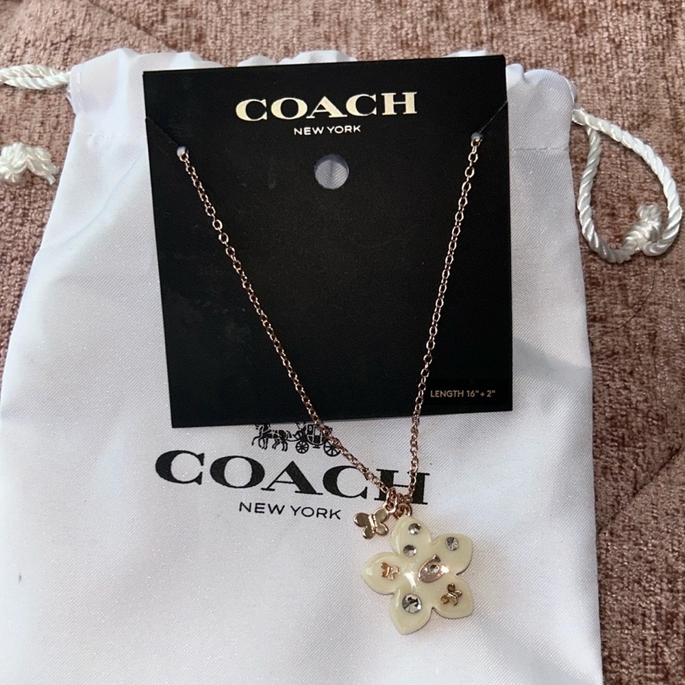 Coach Rose Gold Necklace
